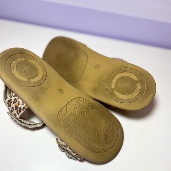 Livie and Luca, Leopard Sandals, size 2, leather / suede - Picture 7 of 9